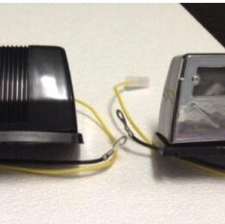 2 fanalini targa fiat 124 abarth