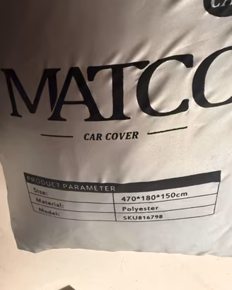 Nuova cover Auto mai usata