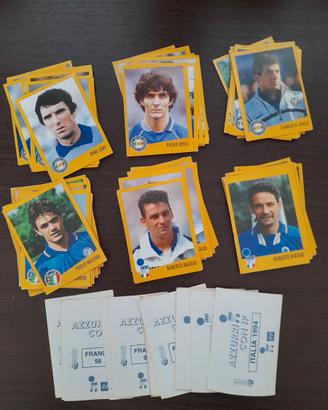80 Figurine diverse Calciatori Azzurri con Ip