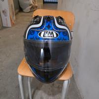 Casco LEM blu/nero