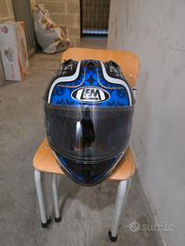 Casco LEM blu/nero