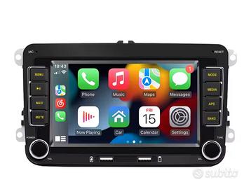 NUOVO Autoradio Navigatore VW Seat Skoda 6GB+128GB