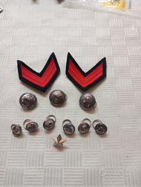  Set Uniforme CC Vintage - Gradi e Bottoni 