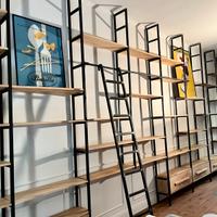 Libreria indistriale ferro legno