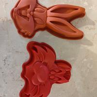2 stampo torta silicone Looney Tunes