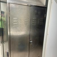 armadio in acciaio inox