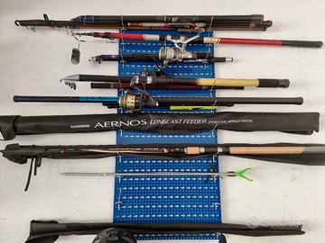 STOCK CANNE PESCA CARPA -TROTA / ATTREZZATURA 