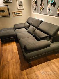 divano poltrone e sofà con pouf 