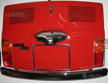 Frontale Cofano Fiat 500 interior design con Led