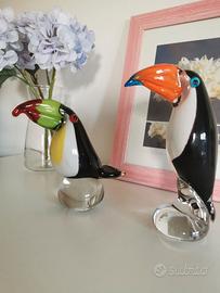 Pappagalli in vetro