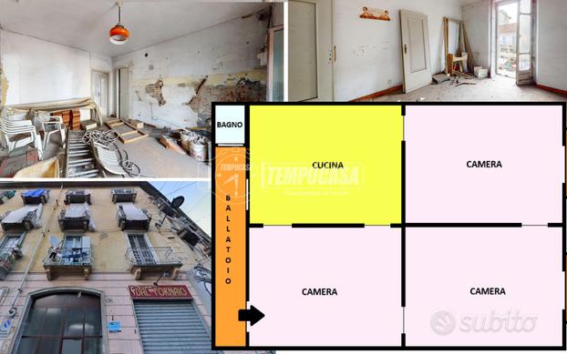 QUADRILOCALE LIBERO SUBITO CON CANTINA!