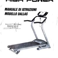 Tapis Roulant HIGH POWER Mod. Dallas