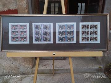 Quadro con francobolli 