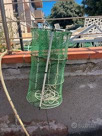 Nasse artigianale per Pescare Granchi pesci 80x30