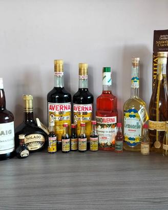 bottiglie super alcolici da collezione 