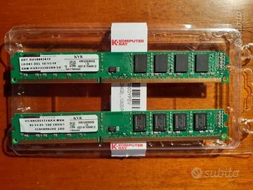 4 ram DD3 da 2 gb l'una