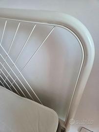 letto Ikea in ferro smaltato avorio