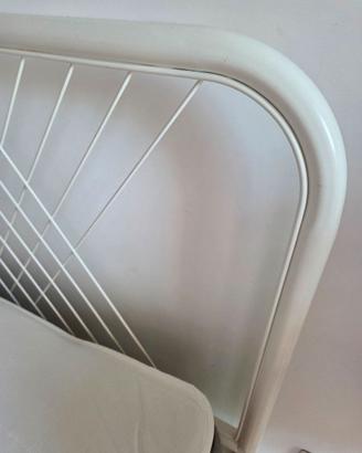 letto Ikea in ferro smaltato avorio