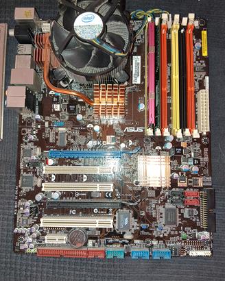kit 775: Asus P5KC, Intel dual core, 2 giga ddr2