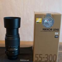 Obiettivo zoom Nikon DX 55-300 mm