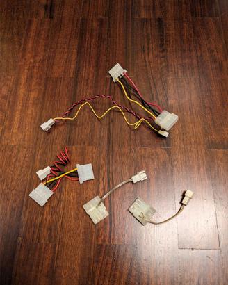 Adattatori MOLEX per alimentazione ventole PC