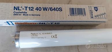 Tubo Fluorescente T12 40W L120cm Diam.3,7cm