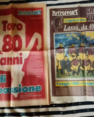 Torino Calcio libri e inserti tuttosport