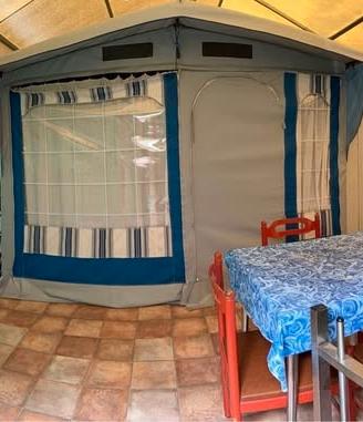 Roulotte stanziale con bagno