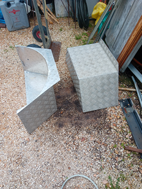 Parafanghi passarono alluminio mandorlato