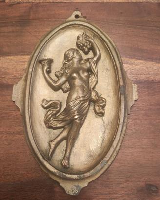 placca ottone 