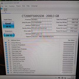 Crucial t500 2tb - SSD m2 nvme