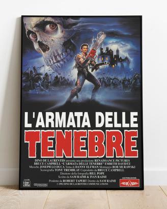 #113 Poster Locandina Film L'Armata delle Tenebre