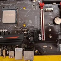 CPU AMD Ryzen 5 1600X + scheda madre Gigabyte