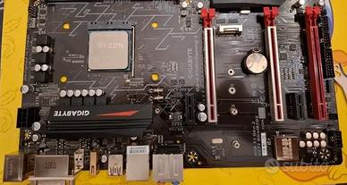 CPU AMD Ryzen 5 1600X + scheda madre Gigabyte