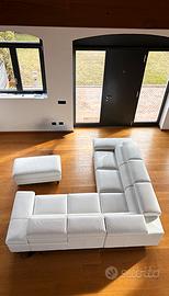 Divano Poltrone e Sofà Laghina angolare bianco