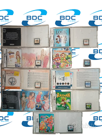 Nintendo ds Giochi 9 titoli con custodia In blocco