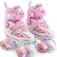 Pattini a rotelle con luci, bambina