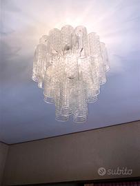 Lampadario in vetro