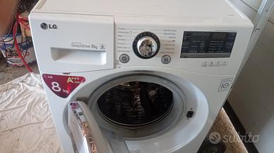 lavatrice  LG 8 kg tecnologia inverter 