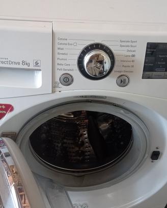 lavatrice  LG 8 kg tecnologia inverter 