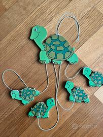 Gioco per infanzia da appendere in legno.