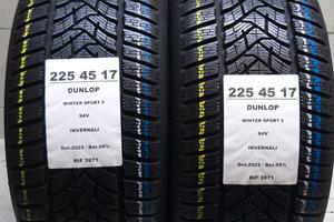 2 GOMME 225 45 17 DUNLOP INV RIF3971