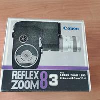 cinepresa vintage Canon reflex 8mm zoom