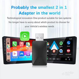 Adattatore Wireless Android Auto - Apple CarPlay