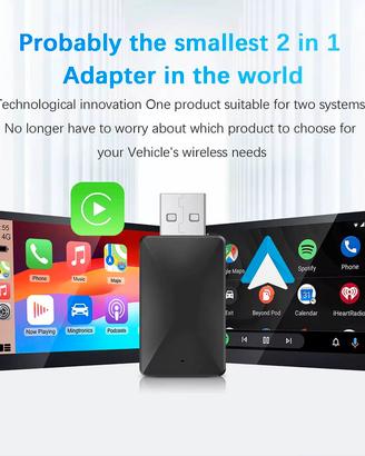Adattatore Wireless Android Auto - Apple CarPlay