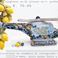 elicottero ceramica 