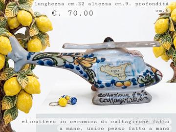 elicottero ceramica 