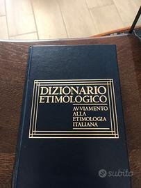 DIZIONARIO ETIMOLOGICO - di GIACOMO DEVOTO