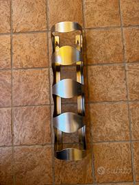 Porta bottiglie acciaio inox Ikea usato