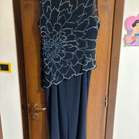 Abito da cerimonia blu tg. 50
